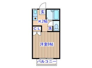 グランデュールパピヨンＡ棟の物件間取画像